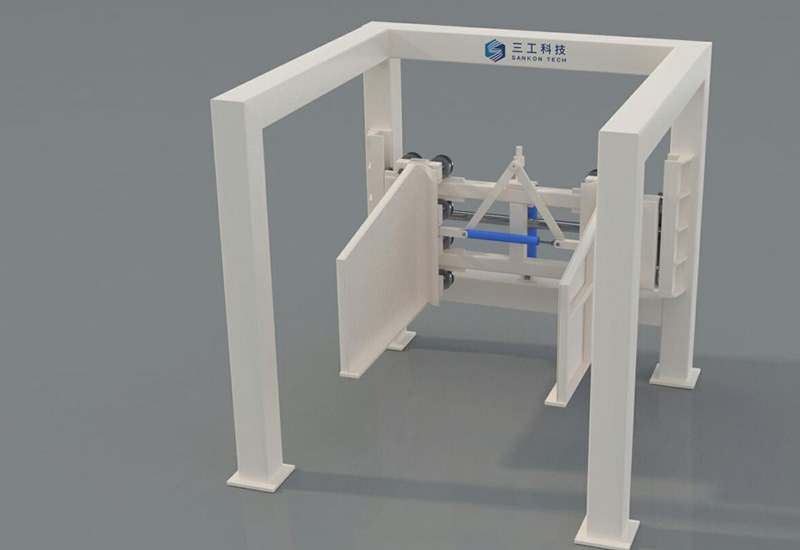 Tray station for Sand AAC Block machine