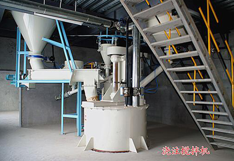 Pouring mixer for Sand AAC Block machine